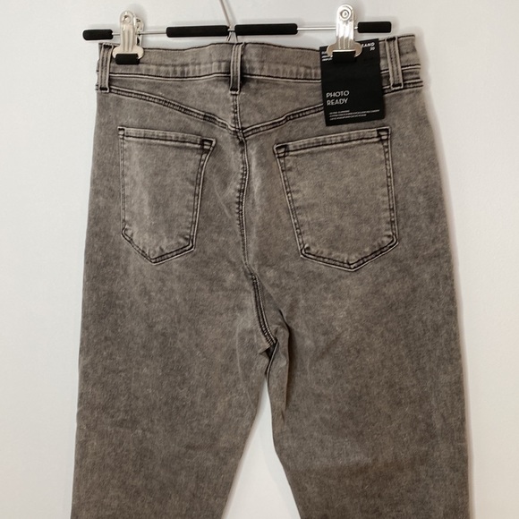 J Brand Women Gray Ruby High-Rise Slim Cigarette Denim Jean Size 30 - Picture 8 of 10